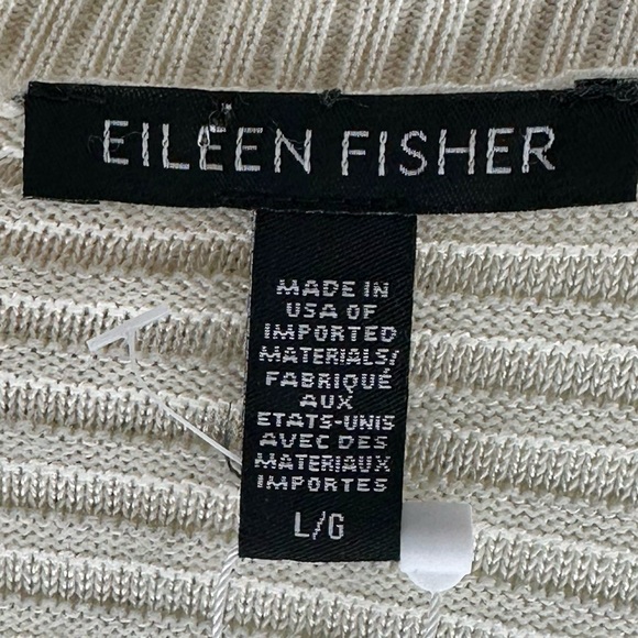 NWT Eileen Fisher Butter Long Knit Cardigan with Belt Size Large - Picture 6 of 11